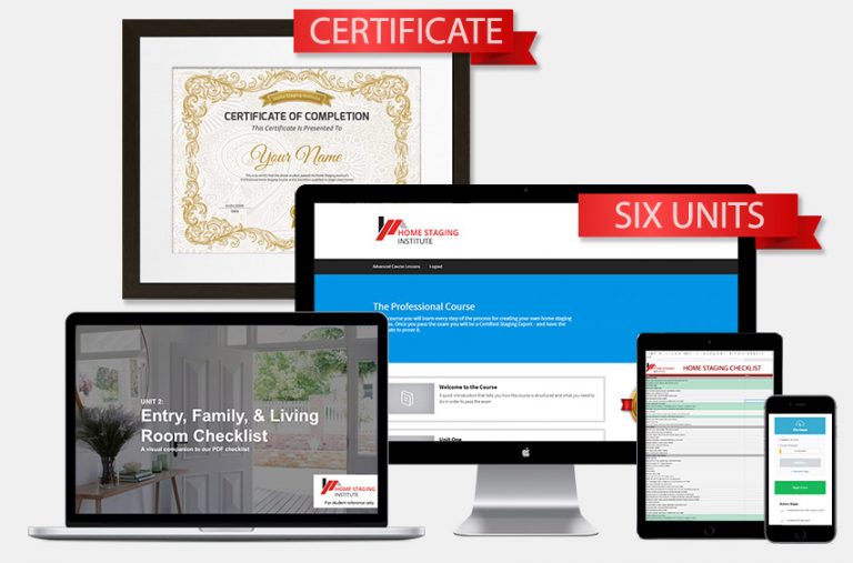 Get Your Home Staging Certification Online With Our Course