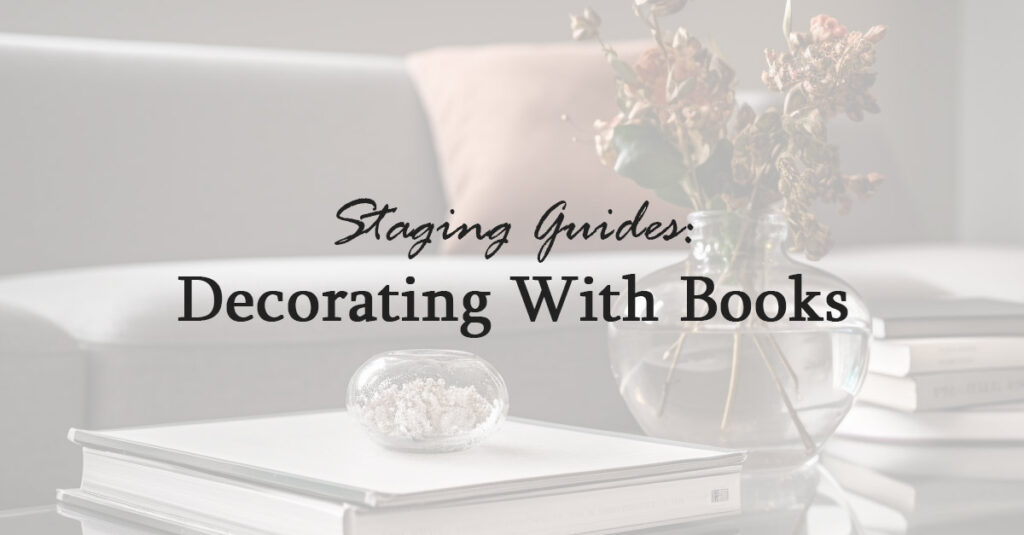 decorating with books